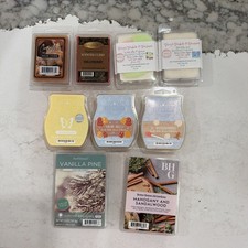 Scentsy Wax Bars Lot of  9. Mixed Scents Solid Wax Melts & 6 opened  picture