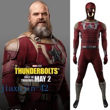 Thunderbolts Red Guardian Cosplay Costume Adult Kid Jumpsuit Halloween Bodysuit picture