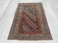 ANTIQUE 19th CENTURY  TRIBAL  CAUCASIAN  CH CHI   ORIENTAL RUG   SIZE 4' 2x  6'1 picture