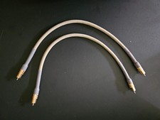 PAIR OF CARDAS NEUTRAL REFERENCE 0.5 METER RCA INTERCONNECTS picture