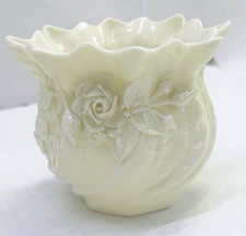 Vintage 1946 Irish BELLEEK Floral Style  3.5'' Inch Small Porcelain Vase picture