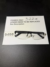 Armani Exchange Eyeglasses Frame AX1018-6063 Unisex Black Half Rim 54-17-140 picture