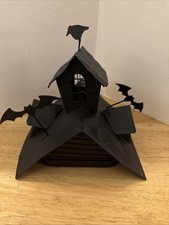 Longaberger 2012 Haunted House Metal Roof Topper Door Windows - Top Only picture