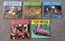 Vtg 1984 Gremlins Adventures Read Along StoryBooks Vinyl Records 33 RPM set of 5 picture