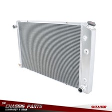 4 Row Aluminum Radiator+2 Fan 73-87 For Chevy C/K C10 C20 C30 K10/K20 GMC TRUCK picture