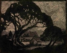 Pedro Lemos Adobe House California Adobe Architecture Woodcut picture