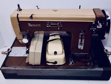 Vintage J.C. Penney Model 605 Sewing Machine 1950s-60s Case Pedal Accessories picture