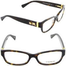 Coach Women's HC6078 5120 52mm Eyeglasses Dark Tortoise picture
