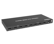 4x4 HDMI Matrix Switcher Splitter 4K@60Hz 18Gbps HDCP 2.2 HDR True Matrix picture