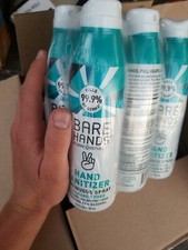 Bulk Case of 24 5.5oz Bare Hands 70% Alc. Aloe Hand NO PARABEN Aerosol Sanitizer picture