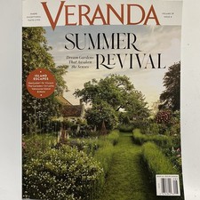 VERANDA MAGAZINE July-August 2025 SUMMER REVIVAL Issue Dream Gardens picture
