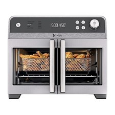 Ninja FO101 French Door 5 Qt Air Fryer 10-in-1 Countertop Oven 450F Silver picture