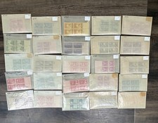 Vintage US Postage Stamp Plate Lot (25) 1940-1950 Mint Unused Scott 907-997 picture
