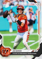 *PRE SALE* Joe Burrow - 2026-27 NFL Topps NOW® - Card 52 picture