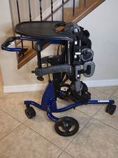 Rifton Adaptive Mobile Stander Size 1 Prone Supine With Table RES410 S410 Blue picture