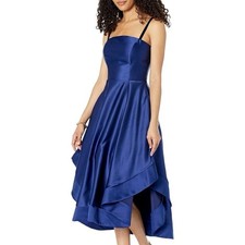 Betsy & Adam Lamour Satin Dress / Size 6 / BRAND NEW / NWT / MSRP $259 picture