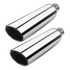 Pair Stainless Steel Exhaust Tip 2.5