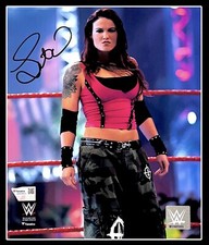 WWE LITA HAND SIGNED AUTOGRAPHED 8X10 WRESTLING PHOTO WITH FANATICS COA 1 picture
