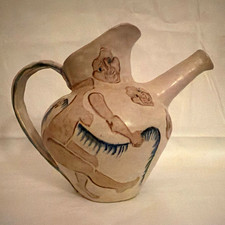 Marilyn Andrews studio pottery pitcher 1982 picture