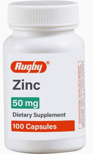 2 pack Rugby Zinc 50mg Immune Support Mineral Supplement 100 Capsules picture