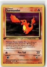 Charmander Common Team Rocket 50/82 1st Edition NM picture