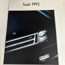 Vintage 1992 Saab Dealership Salesman Brochure picture