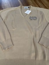 Vintage Pinnacle Dad Sweater 100% Orlon Acrylic Size XL Deadstock New Lake Tahoe picture