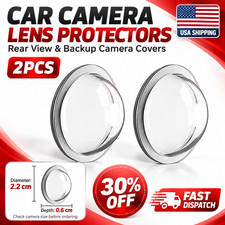 Universal Car Camera Lens Protector 2PCS Rear View Backup Camera Cover 360° Came picture