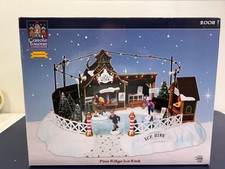 Lemax Carole Towne PINE RIDGE ICE RINK Animated Lights Music  Working & Complete picture