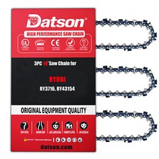 3PACK,16 INCH Chainsaw Chain Blade For RYOBI RY3716, RY43154 3/8
