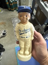 Vintage 1960s Los Angeles Dodgers Bubble Bath Container 9 Inches Tall RARE Piece picture