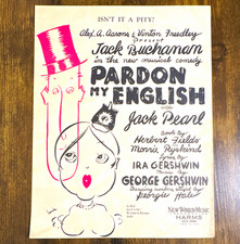 Harms Gershwin Rhapsody in Blue/Isn't It A Pity Sheet Music Piano/Voice 4175-5 picture