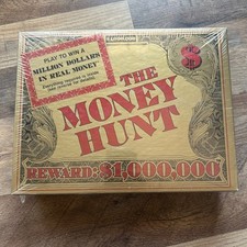 1985 The Money Hunt Reward $1,000,000 Puzzle Game Factory Sealed Vintage picture