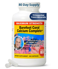 Barefoot Coral Calcium Complete - Bob Barefoot 240 Count - 1500mg Coral Calcium picture