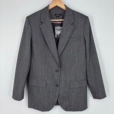 J.Crew Gamine Italian Wool Blend Blazer Womens ST Gray Nova Fides Suit Coat NEW picture