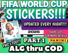 🔥UPDATED NIGHTLY💯2026 FIFA World Cup Panini Stickers #1🔥BUY 2 GET 1 FREE picture