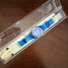 Swatch 1996 Studio Azzuro Limited Edition GK232 - Functional, new battery picture