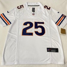 Kyle Monangai #25. Sewn version. Custom white jersey. Men's Sizes S–4XL picture