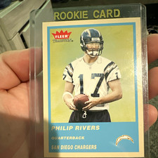 2004 Fleer Tradition Philip Rivers Rookie Blue Parallel #337 San Diego Chargers picture