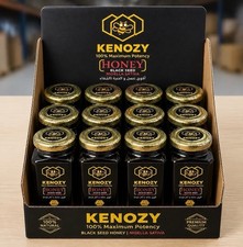 Kenozy Energy Black Seed Honey Exp: 2029 5oz 150gram Glass 12 Jars picture