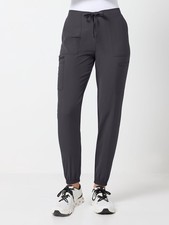 Scrubstar Women's Cargo Jogger Scrub Pants Large Pewter picture