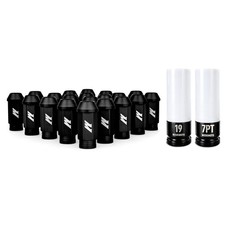 Mishimoto MMLG-15-20LBK Aluminum Locking Lug Nuts M12x1.5, 20pc Set, Black picture