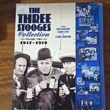 Columbia Pictures Three Stooges Collection Vol 2 1937-1939 (DVD) B&W picture