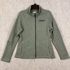 KUIU Women’s Large Base Camp High Loft Sweater Fleece Full Zip Jacket Green picture