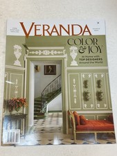 Veranda Magazine Volume 40 Issue 1 2025 2026 Color Joy Top Designers in World picture