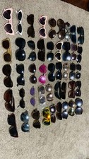 Sunglasses Mixed Lot Men's And Woman's 46 Pairs All Kinds Sale As Is picture