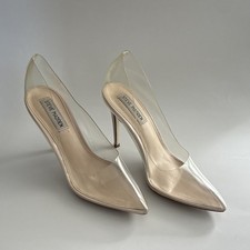 Steve Madden Clear Patent Pointed Toe Stiletto Slip-On Pumps Women’s 8 picture