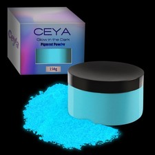 Fluorescent Blue Glow Powder, 5.3oz/150g Glow in The Dark Powder picture