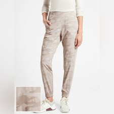 Athleta Brooklyn Camo Jogger Abalone Camo Beige Womens Size 2P Petite Pants picture