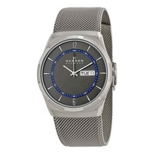 Skagen Melbye Grey Dial Stainless Steel Mesh Men's Watch SKW6078 picture